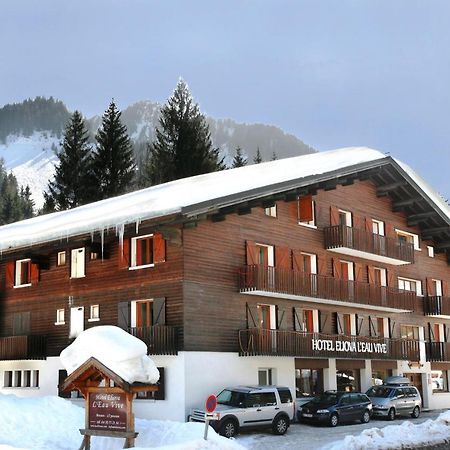 Hotel Eliova L'Eau Vive Châtel Exterior foto